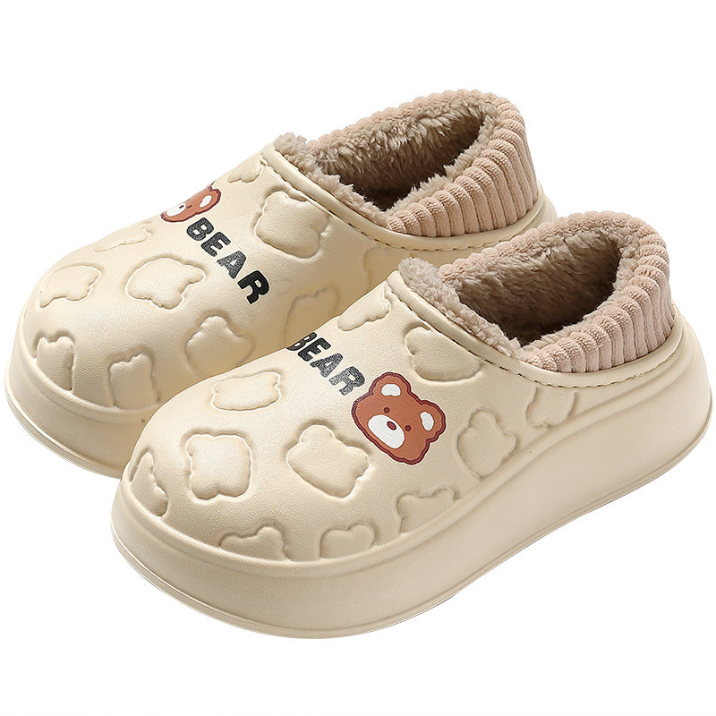 Eva Waterproof Cotton Slippers Women's Winter