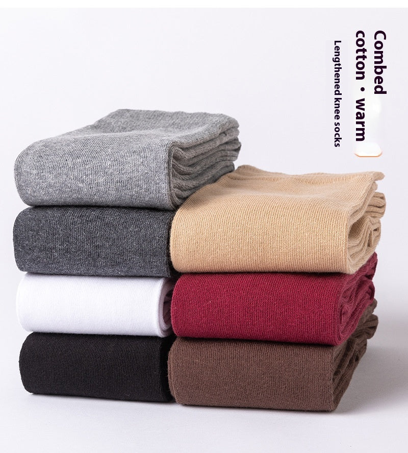 Women's High Silicone Non-slip Cotton Socks