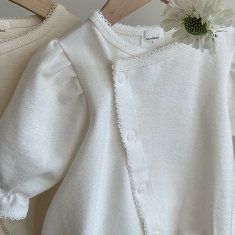 Spring And Summer Infant Toddler Clothes Solid Color Jumpsuit