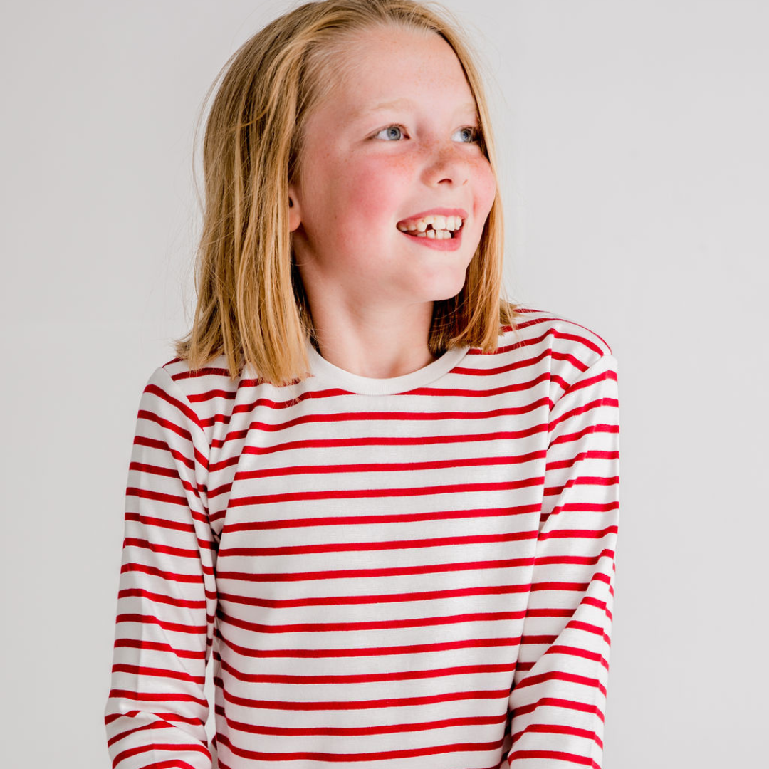 Robin Red Breton Stripe Top