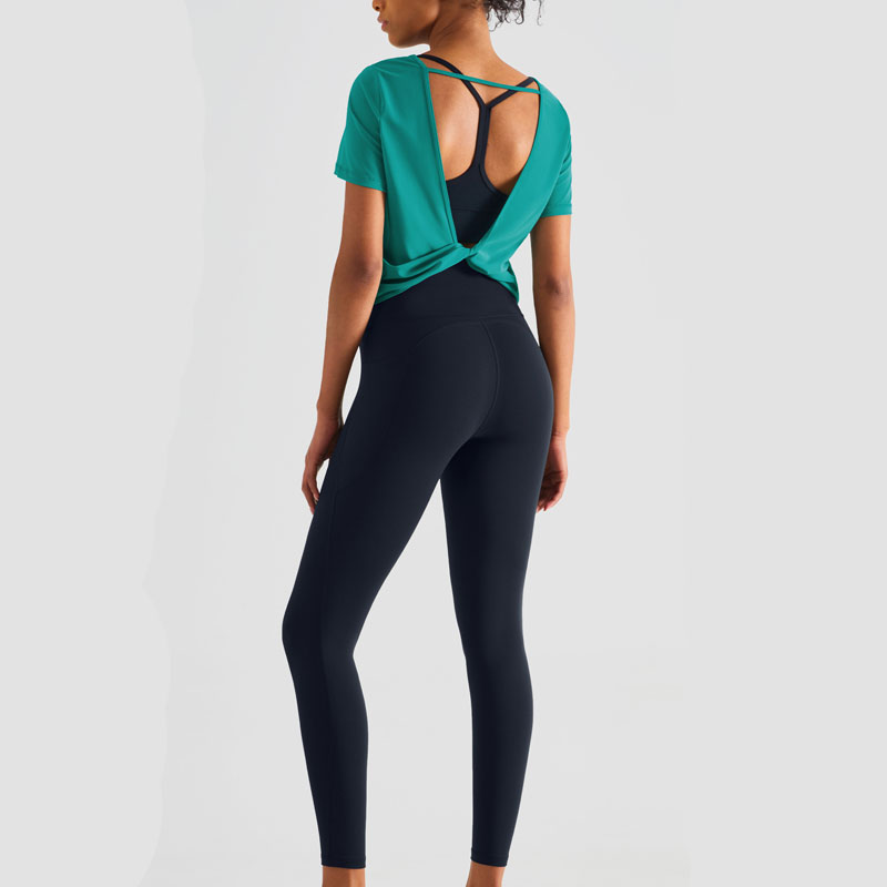 Pantalones de yoga de cintura alta para mujeres con realce de glúteos desnudos, mallas ajustadas para correr y hacer ejercicio