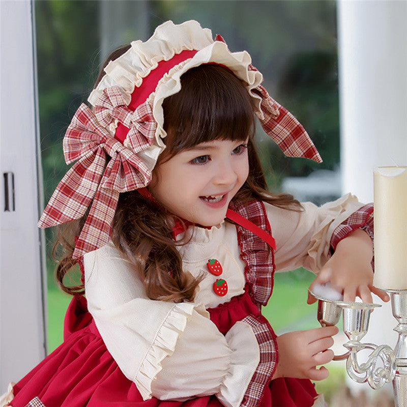 Children's Retro Long-sleeved Palace Dress