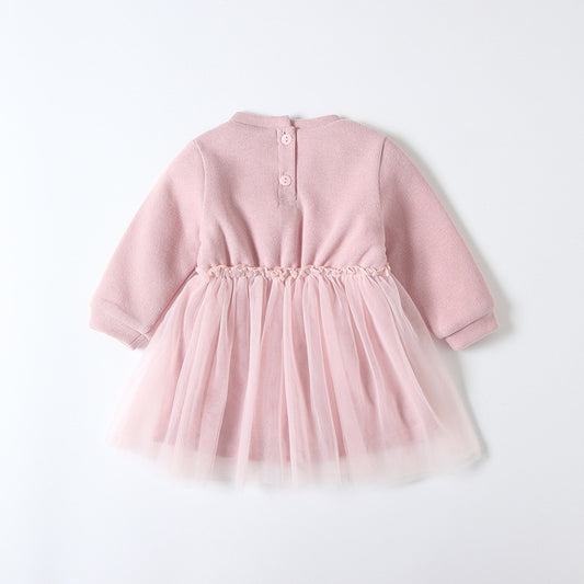 Vestido de niña de terciopelo