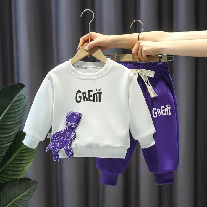 Men's And Women's Three-dimensional Dinosaur Spring And Autumn Suit
