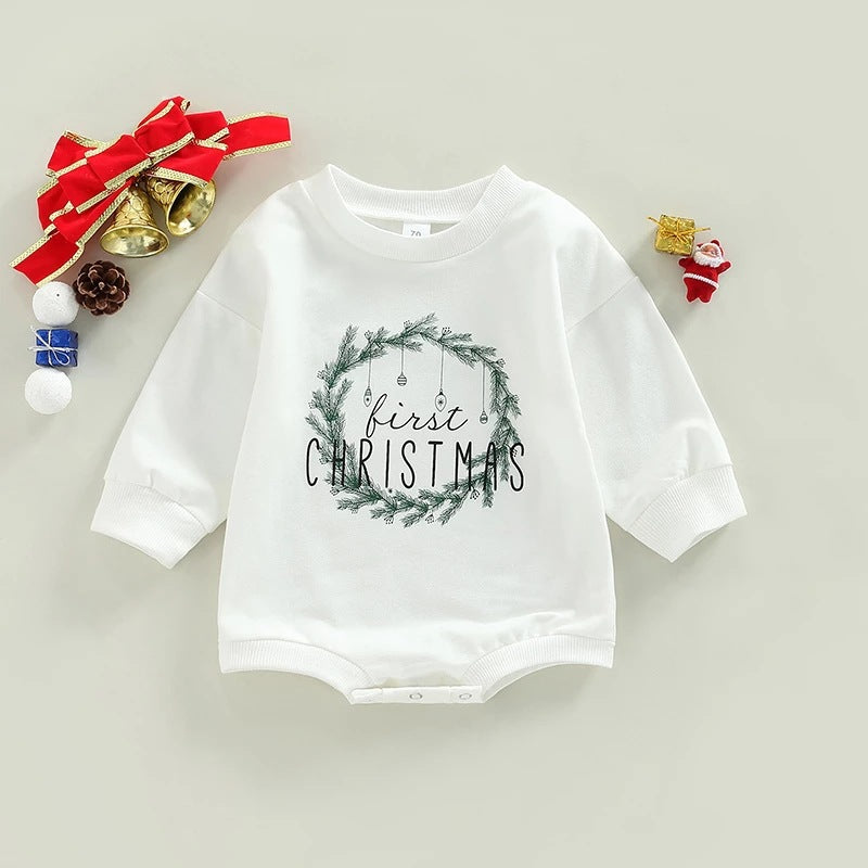 Onesie Jumpsuit Spring And Autumn Newborn Daily Wear Pajamas