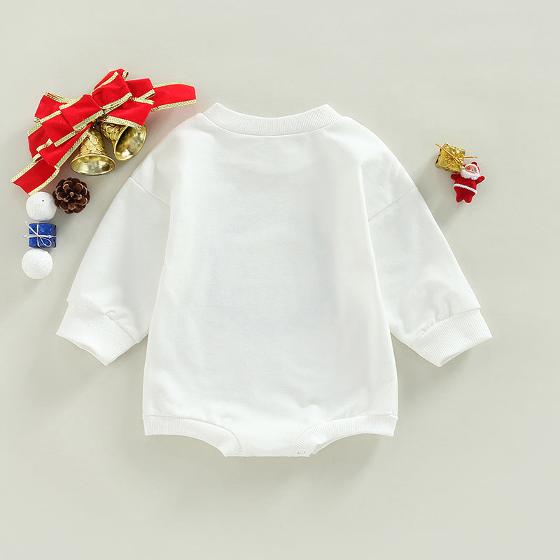 Onesie Jumpsuit Spring And Autumn Newborn Daily Wear Pajamas