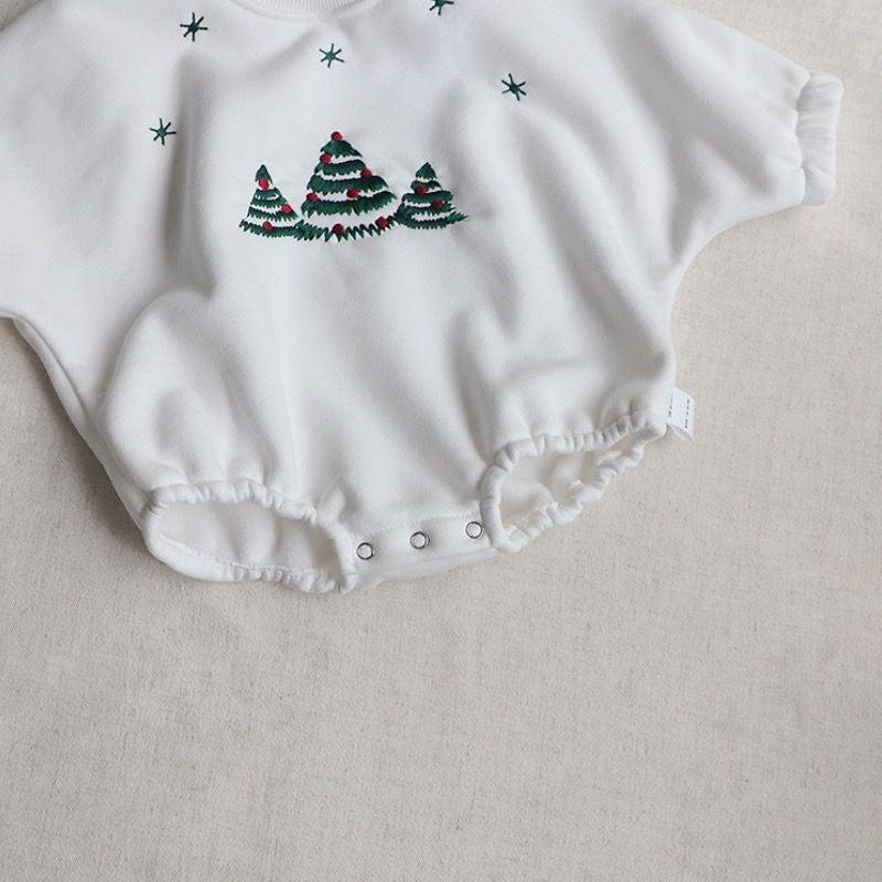 Baby Christmas Fleece-lined Sweater Suit