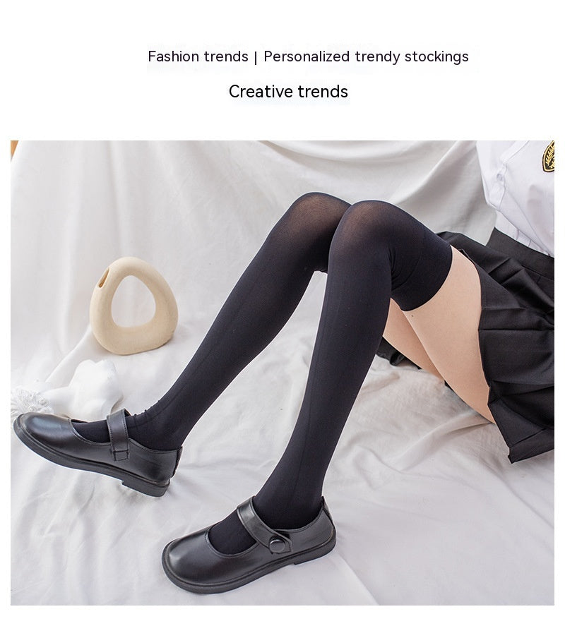 Silicone Stockings Over Knee Socks