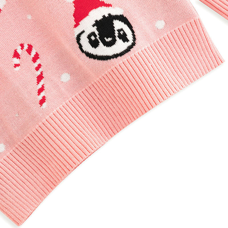 Girl Baby Undercover Children's Christmas Cartoon Sweater