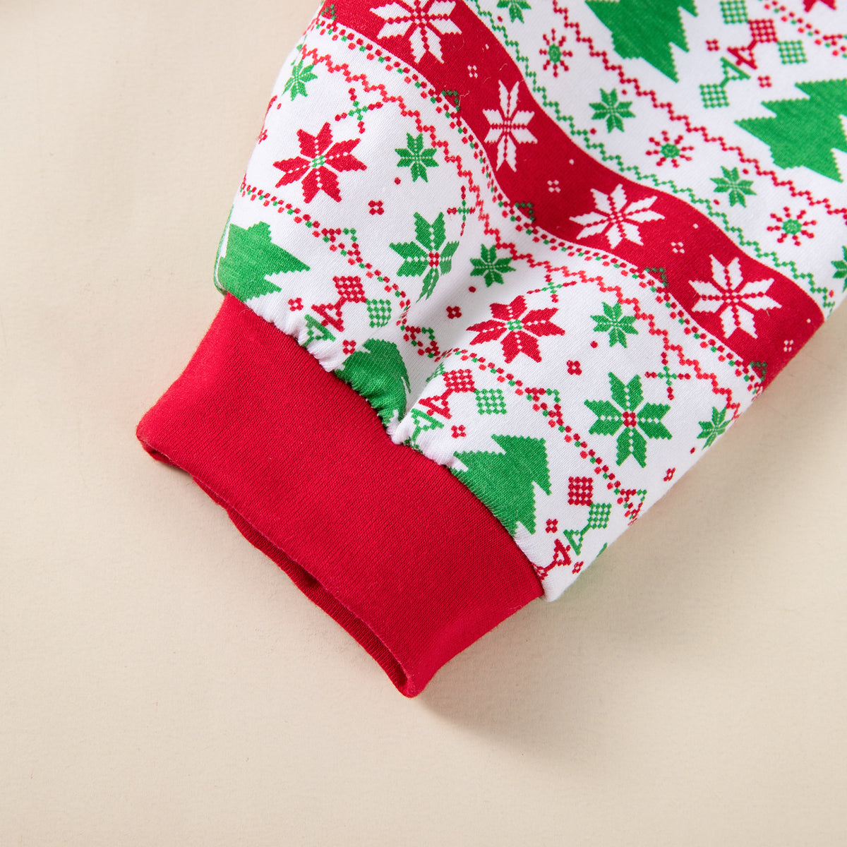 Christmas Tree Print Long Sleeve T-Shirt and Pants 2-Piece Set for Girls Holiday Party Outfit
