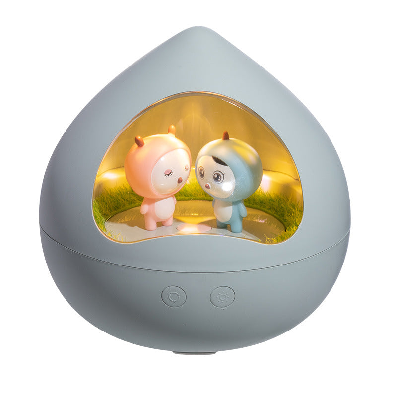Cartoon Bedroom USB Rotating Music Light Gift Gift Giving Battery 1500 mAh Portable