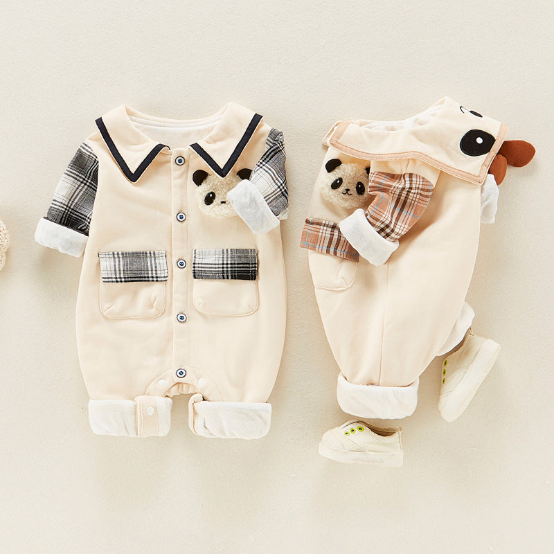 Adorable Unisex Newborn Jumpsuit for Babies - Perfect for Spring & Autumn
