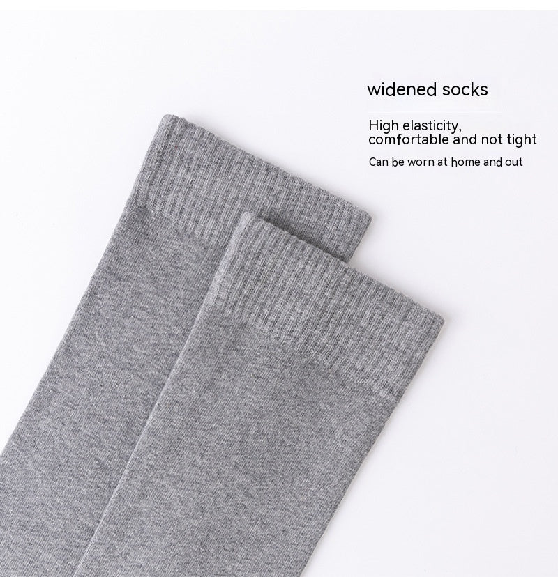 Lengthened Overknee Plus-sized Silicone Non-slip High-top Cotton Socks