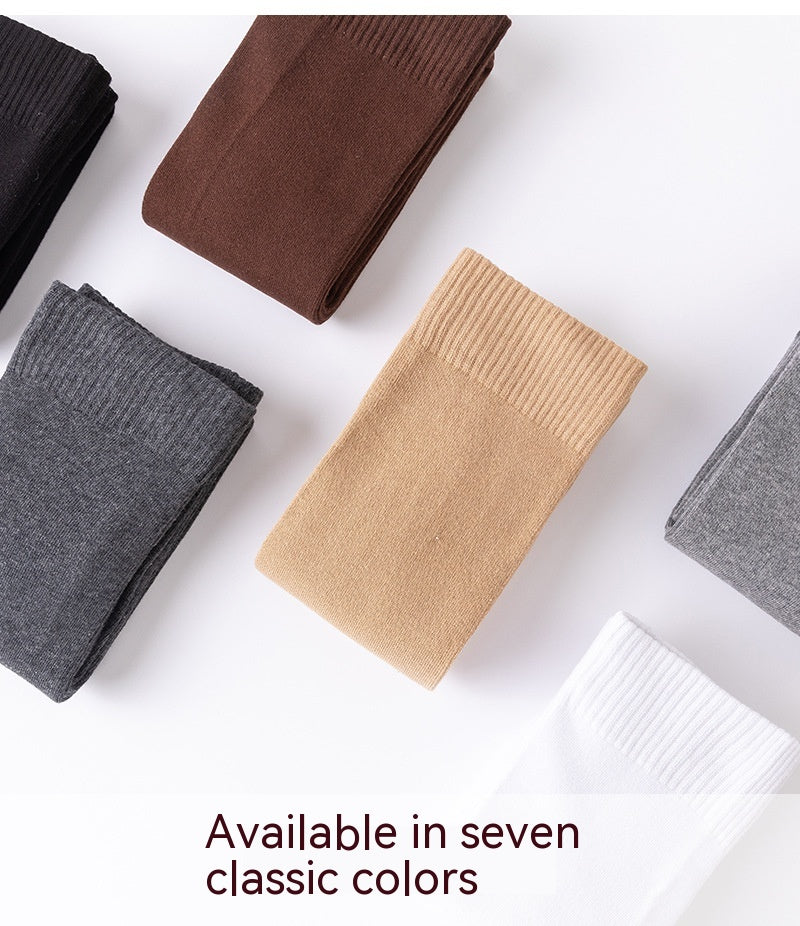 Lengthened Overknee Plus-sized Silicone Non-slip High-top Cotton Socks
