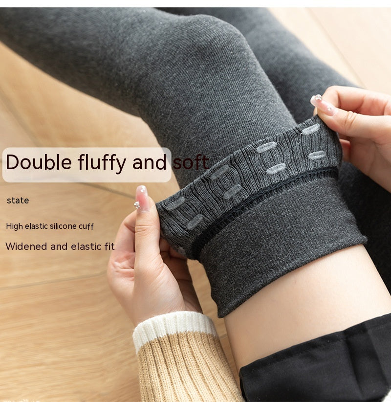 Lengthened Overknee Plus-sized Silicone Non-slip High-top Cotton Socks