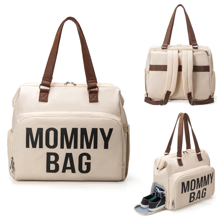 Large Capacity Multifunctional Crossbody Insulated Mummy Bag Backpack