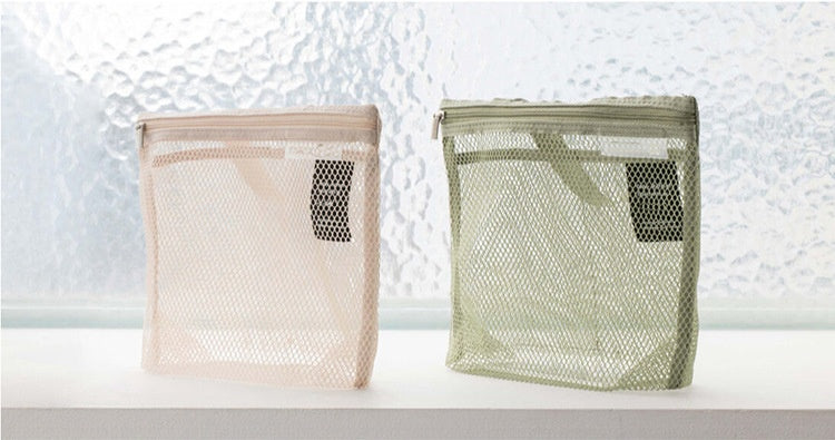 New Portable Makeup Mesh Waterproof Bath Bag