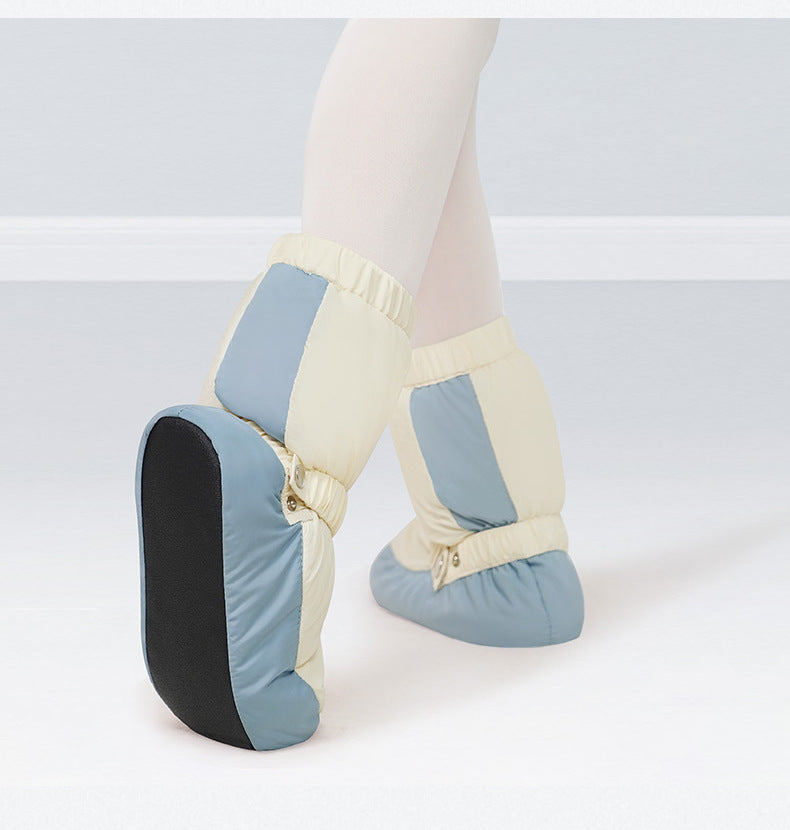 Dance Snow Boots Fleece-lined Dancing Female Ballet Soft Bottom Training Shoes