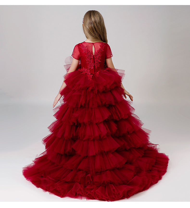 Children's Dress Girls' Princess Dress Trailing