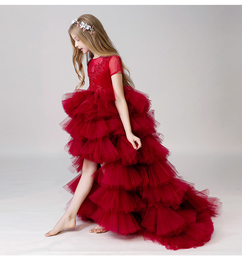 Children's Dress Girls' Princess Dress Trailing
