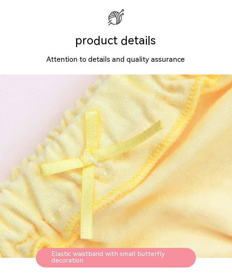 Korean Style Shorts Children's Briefs Girls' Underwear Without Pp