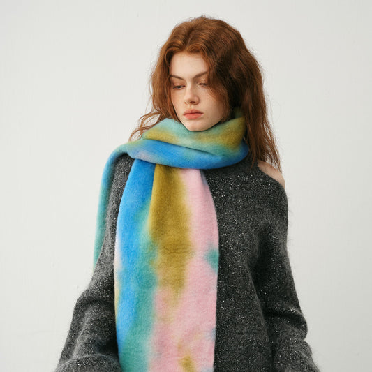 Bufanda suave personalizada de invierno para mujer