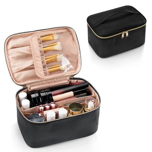 Bolsa de cosméticos portátil de gran capacidad