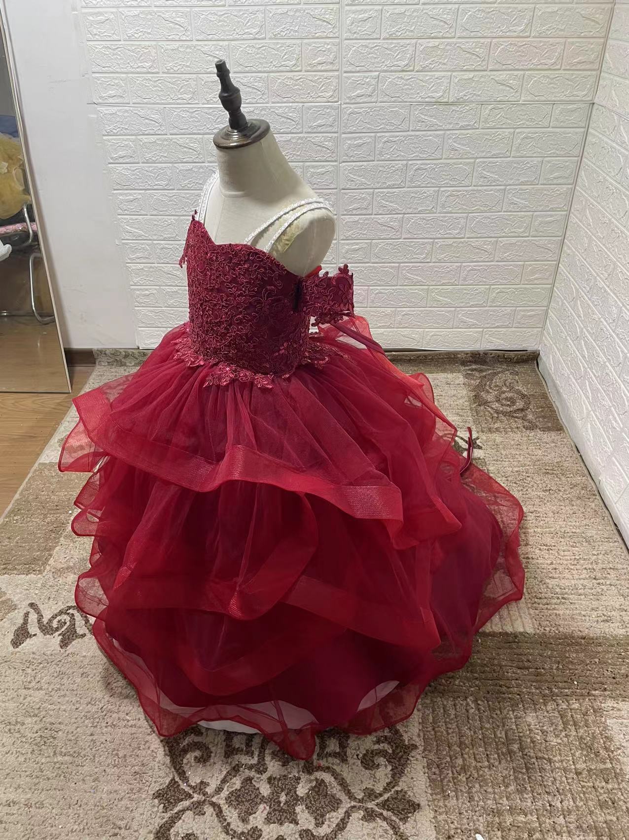 Children's Dress Trailing Pettiskirt