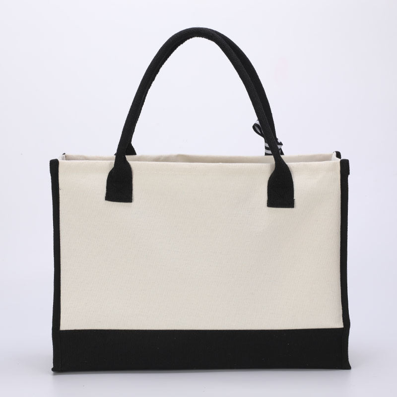 Canvas Bag Personalized First Printed Letter A