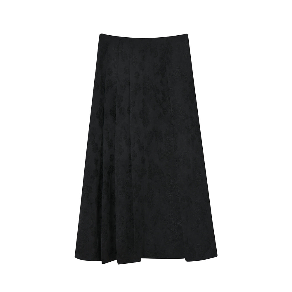 Jacquard Improved Horse-face Skirt Skirt For Women