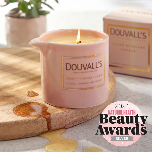 Argan Massage Candle - Orangery Orchard 180g | Intensely Nourishing and Hydrating Body Treatment