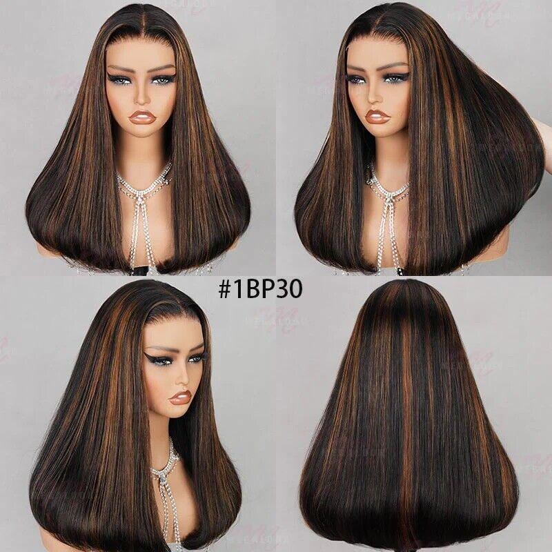 Chic Luxe Hair Glueless Lace Front Straight Wear And Go Short Wig | 100% Human Hair