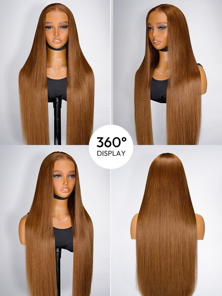 Chic Luxe Hair Widows Peak M Hairline Silky Straight Pre-Cut Lace Glueless Wig | 100% Human Hair | 250% Density