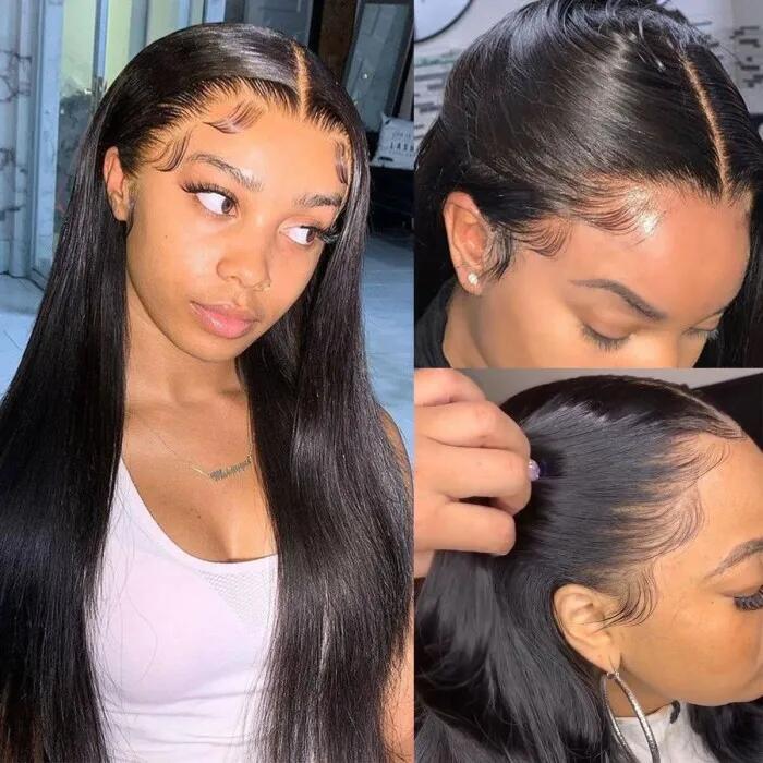 Chic Luxe Hair Glueless Undetectable Full Lace Front Straight Long Wig | 100% Human Hair