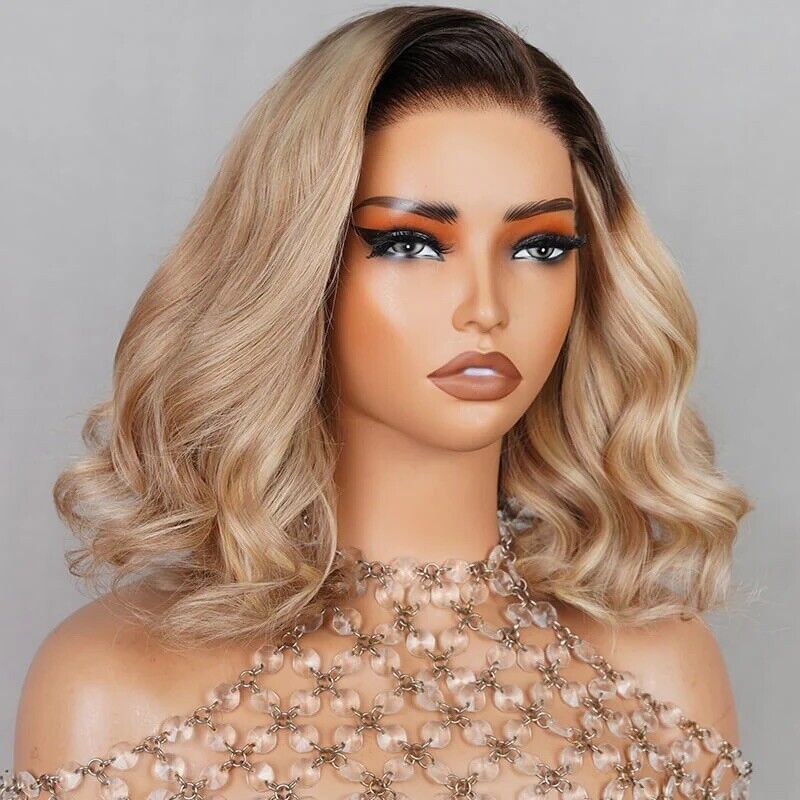Chic Luxe Hair Glueless Lace Front Straight Wear And Go Short Wig | 100% Human Hair