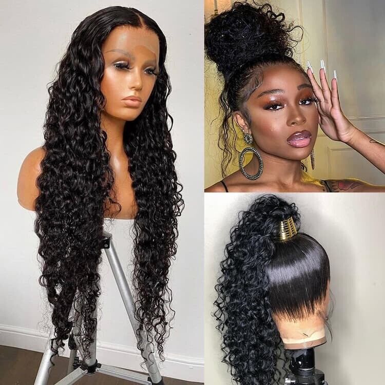 Chic Luxe Hair 360 Full Lace Front Glueless Remy Curly Long Wig | 100% Human Hair