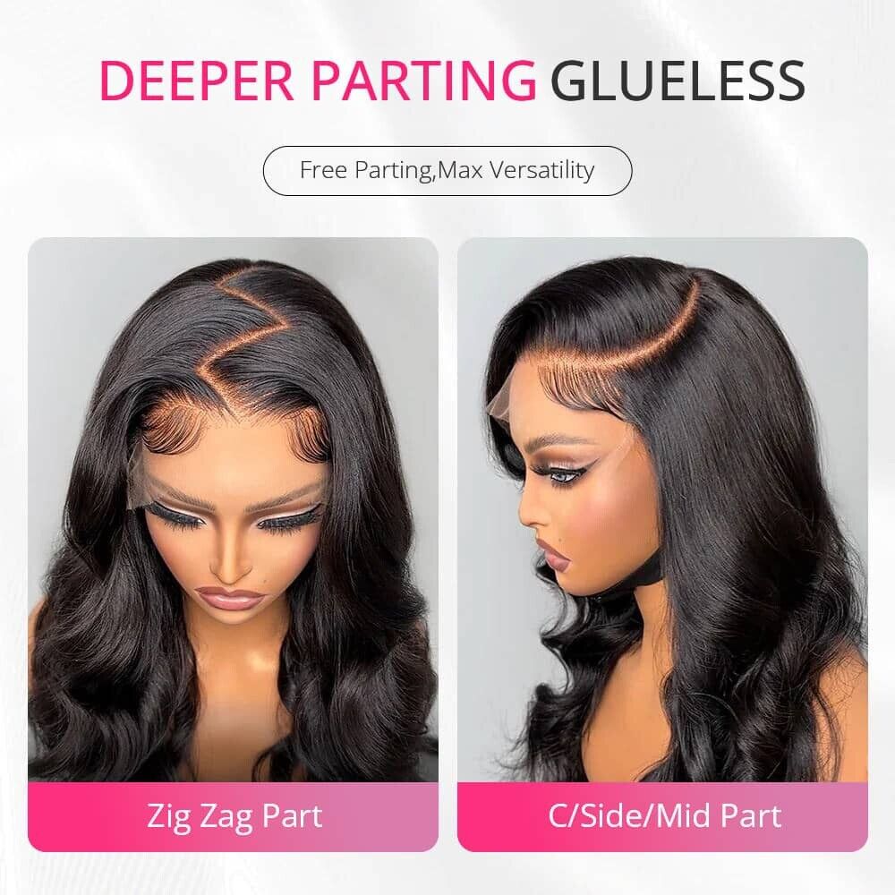 ChicLuxe Hair Wavy Wig | Lace Front | Glueless | 100% Human Hair Loose Wave 13*6 Frontal Lace