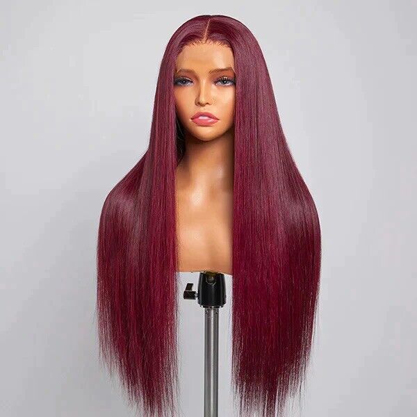 Human Hair Wigs Glueless Pre Cut Lace Front Straight Wear And Go Wig Women