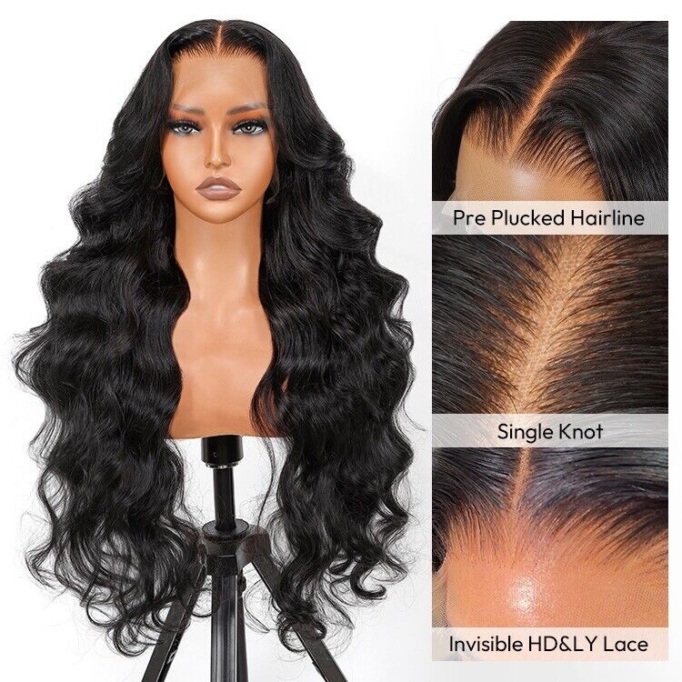 Chic mLuxe Hair Vietnamese Glueless Transparent Full Lace Front Wavy Long Wig | 100% Raw Vietnamese Hair