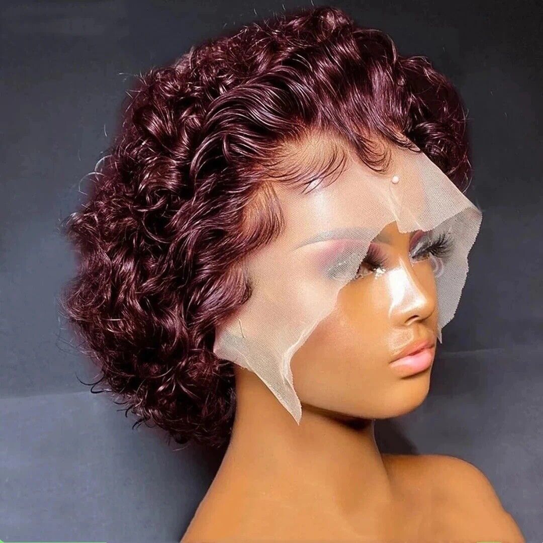 Chic Luxe Hair Glueless Wear & Go Pixie Lace Front Short Wig | 99j | 100% Human Hair