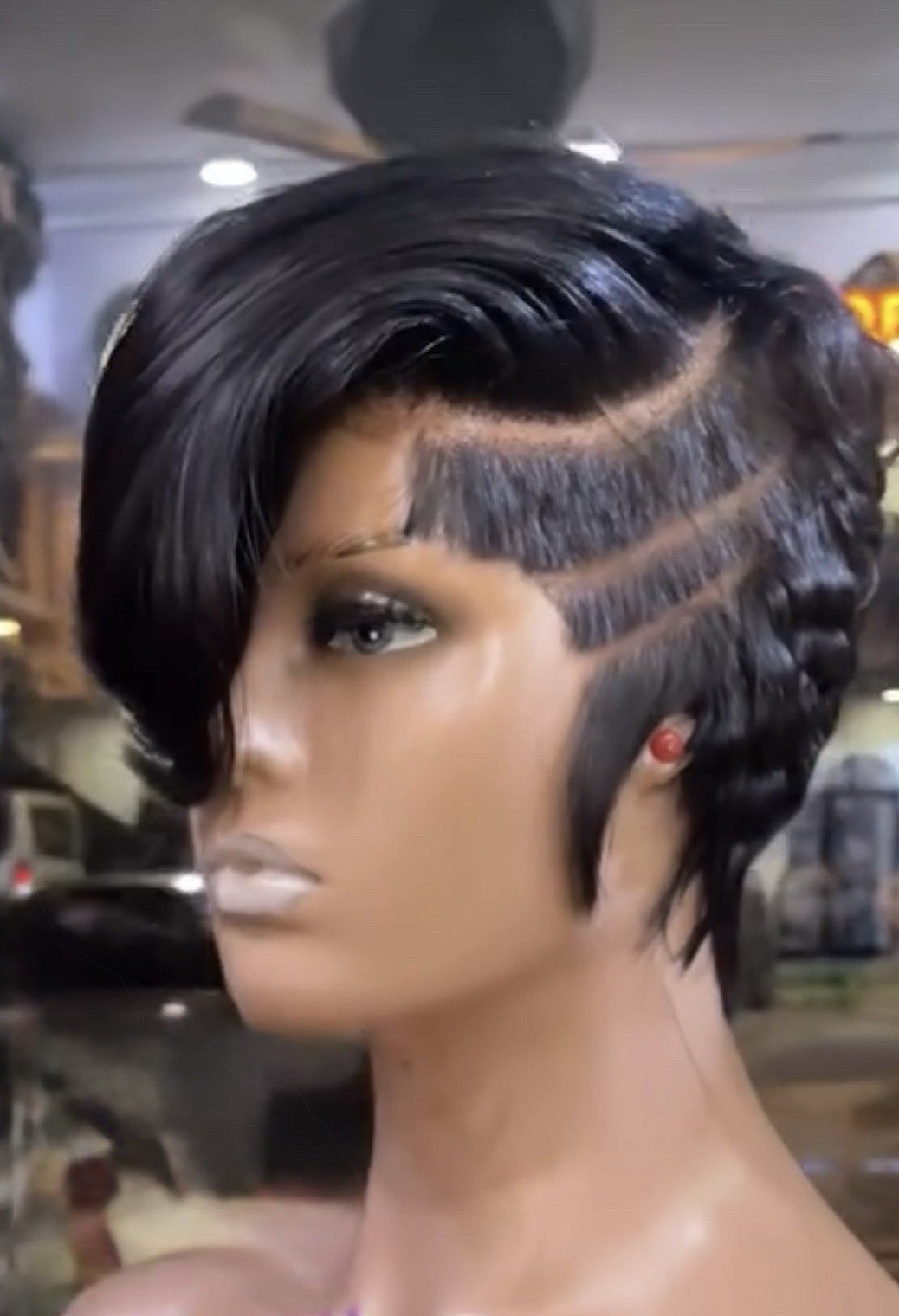 Chic Luxe Hair Pixie Cut Pre-Styled Ready To Wear Short Wig | 100% Human Hair