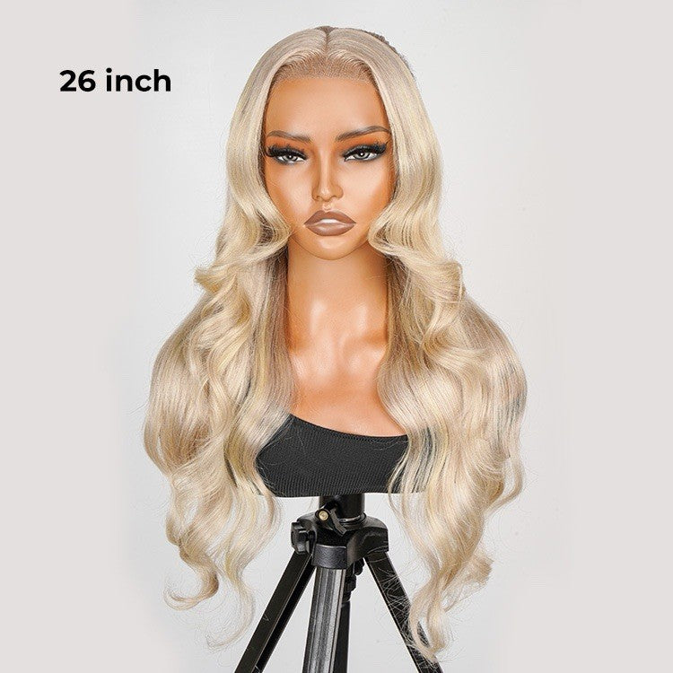 Chic Luxe Hair P18/613 Blonde Highlight Fishtail Braid Princess Haircut 13*4 Frontal Wig | 100% Human Hair