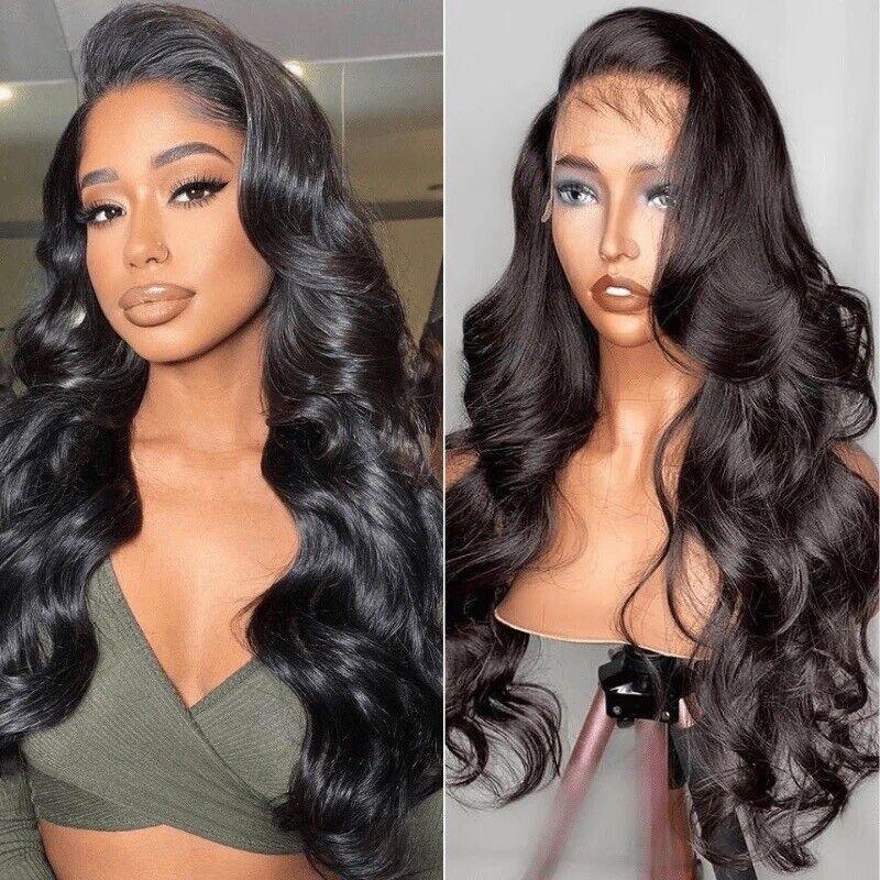 Chic Luxe Hair Full Lace Front Wavy Long Wig | Crystal/Invisible Lace | 100% Human Hair
