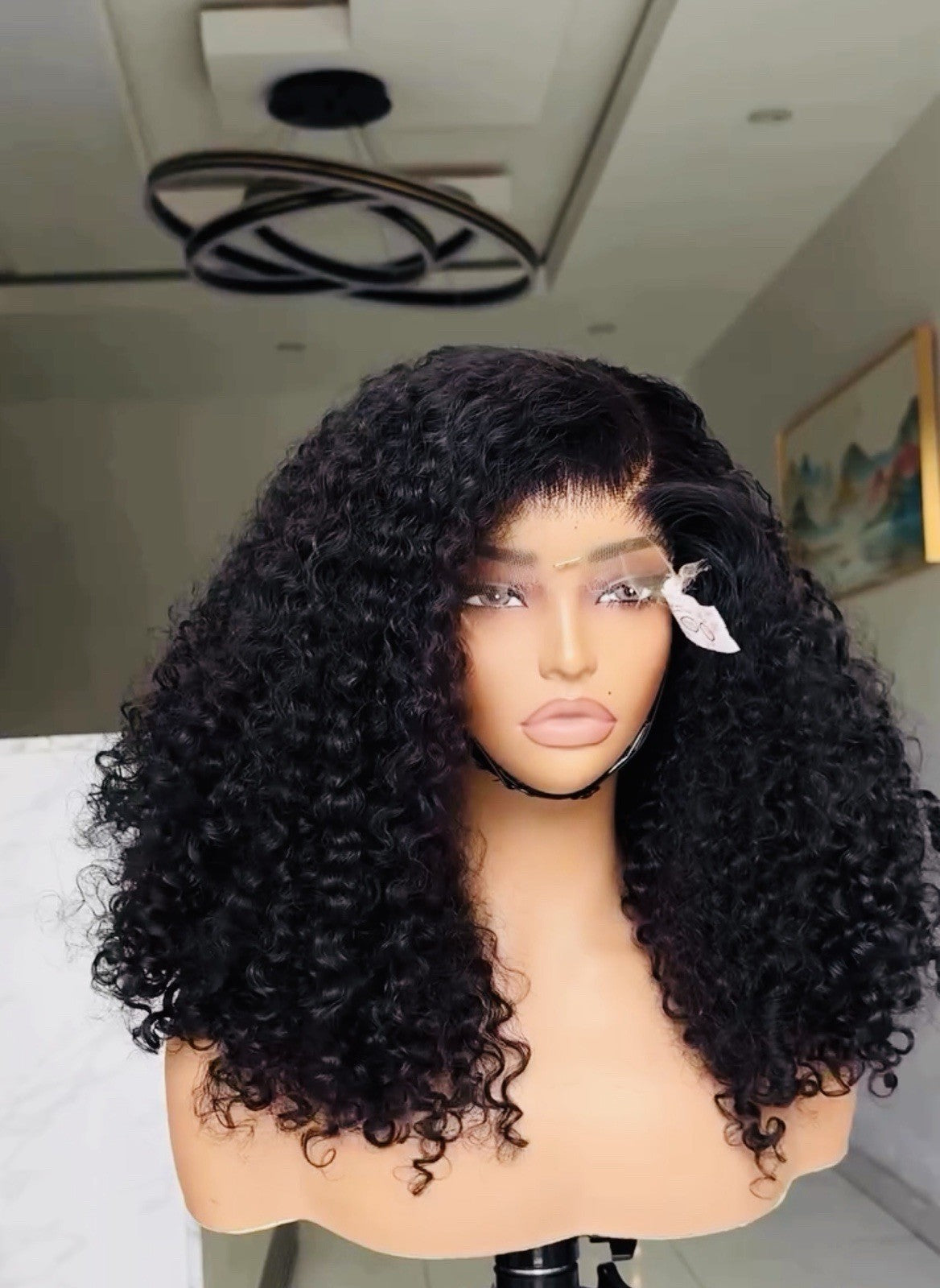 Chic Luxe Hair Vietnamese SDD Bouncy Water Curly Glueless Lace Front Wig | 100% Raw Vietnamese Hair | 250% Density