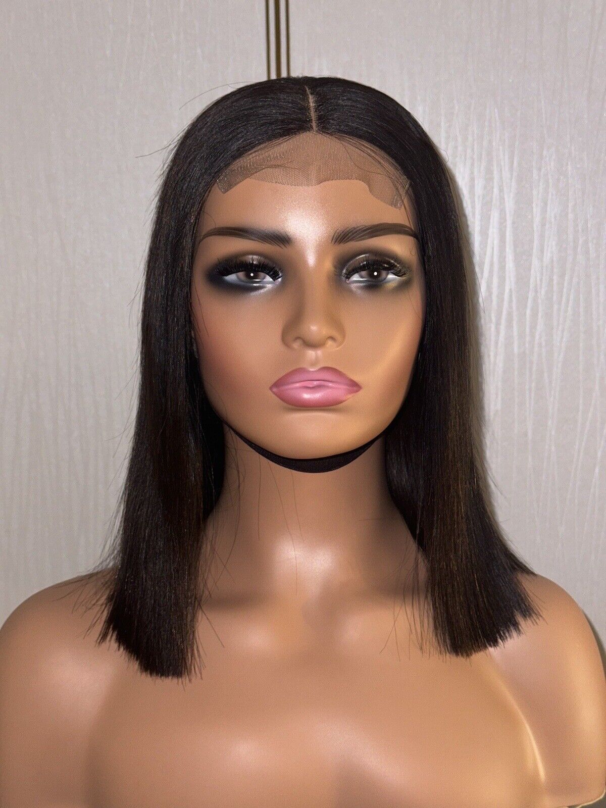 Chic Luxe Hair Glueless Lace Front Straight Short Bob Wig | Natural | 100% Human Hair