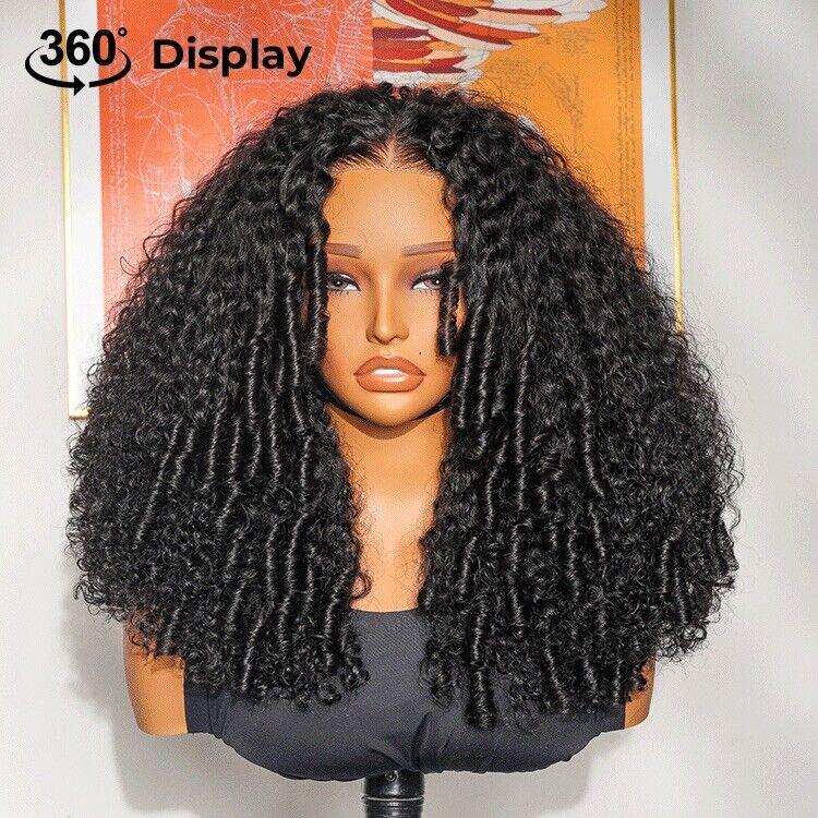 Chic Luxe Hair Big Spiral Curly Wig | Pre-Cut Lace | 100% Human Hair | 250% Density