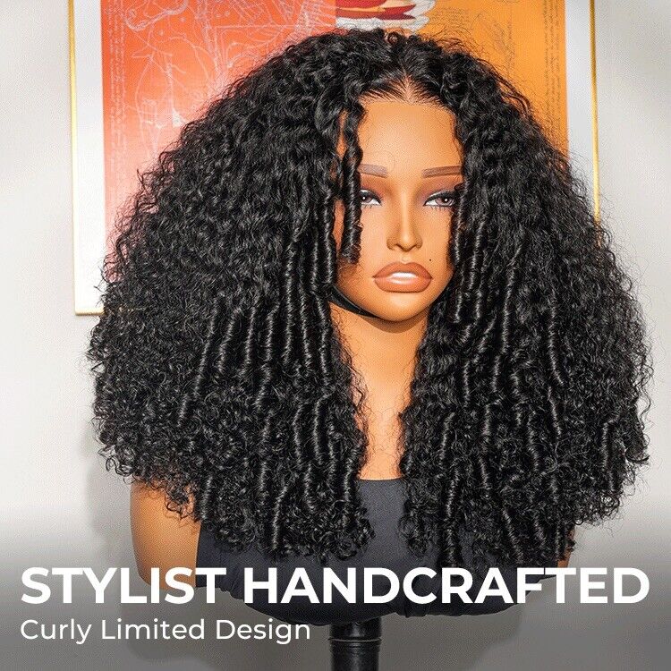 Chic Luxe Hair Big Spiral Curly Wig | Pre-Cut Lace | 100% Human Hair | 250% Density