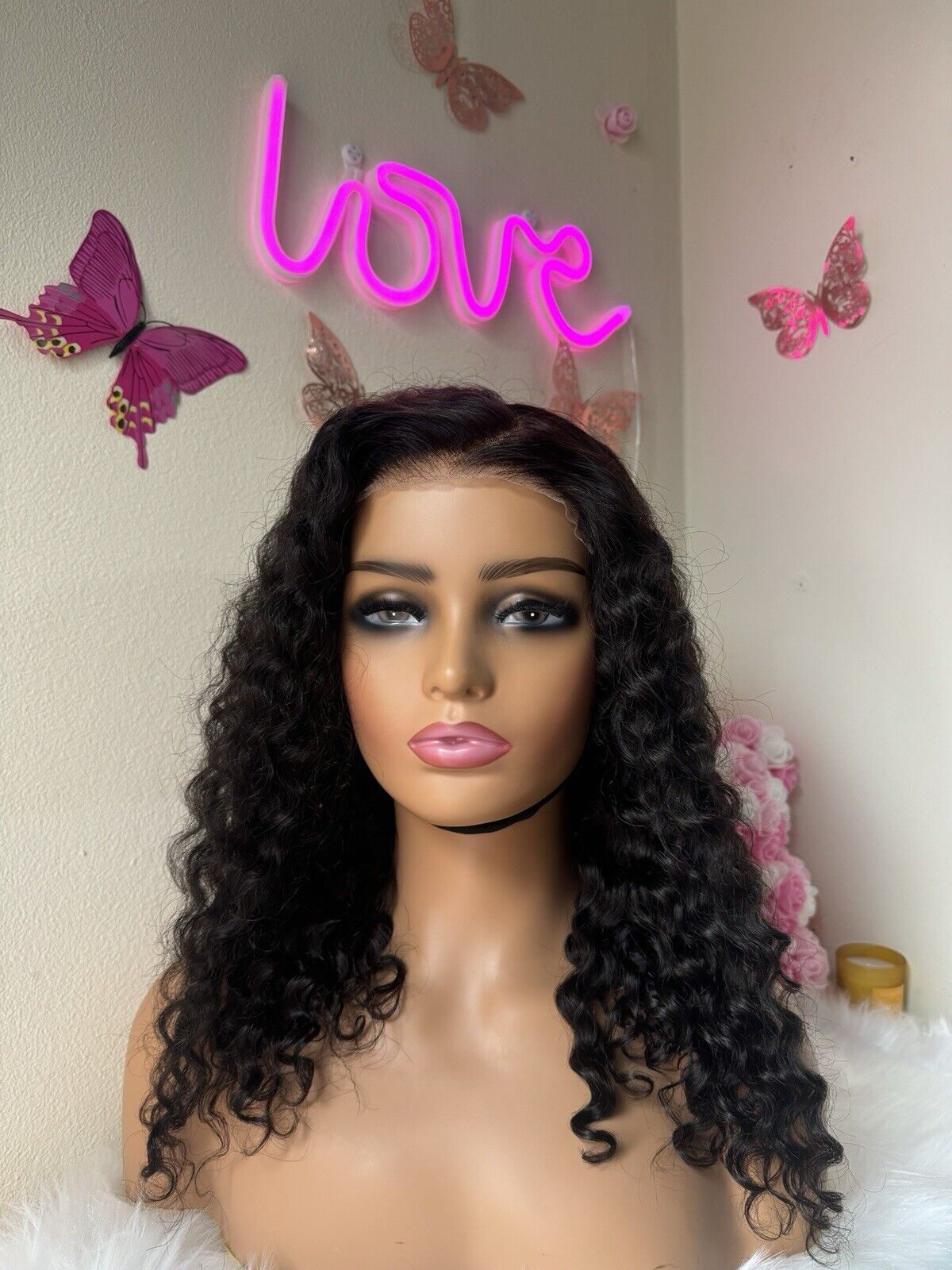 Chic Luxe Hair Ready To Wear Glueless Pre-Cut Lace Water Wave Curly Wig | 100% Human Hair