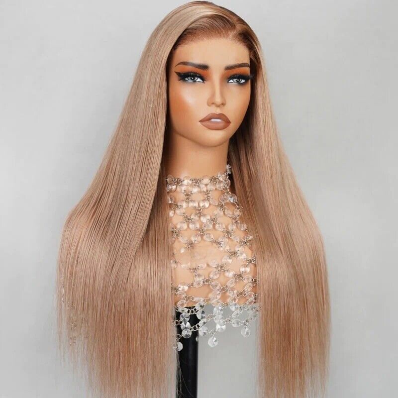 Human Hair Wigs Glueless Wear Go Women Pre-cut Lace Front Cozy Blonde Wig