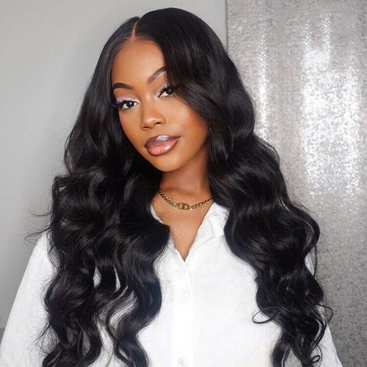Chic Luxe Hair Transparent Lace Wig | Wavy Long | Full Lace Front | 100% Human Hair